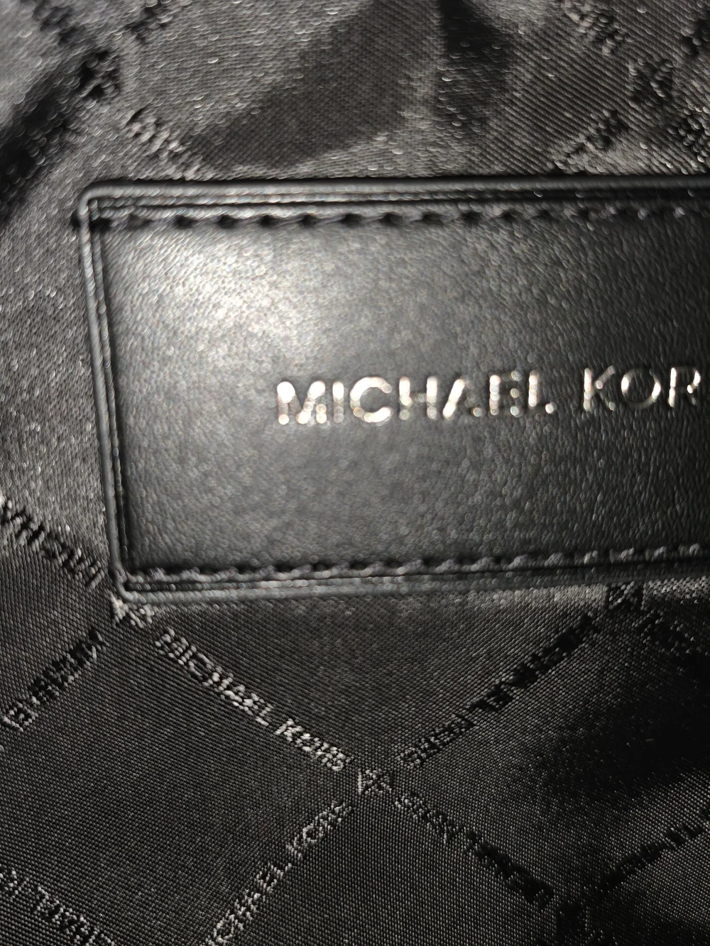 Michael Kors Black Pebbled Leather Shoulder Bag/Crossbody